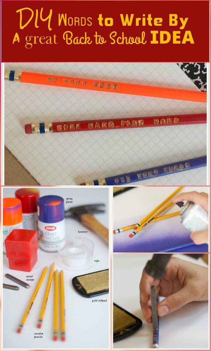 easy personalized pencils